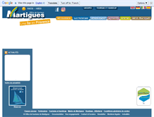 Tablet Screenshot of martigues-tourisme.com